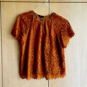 J crew lace top